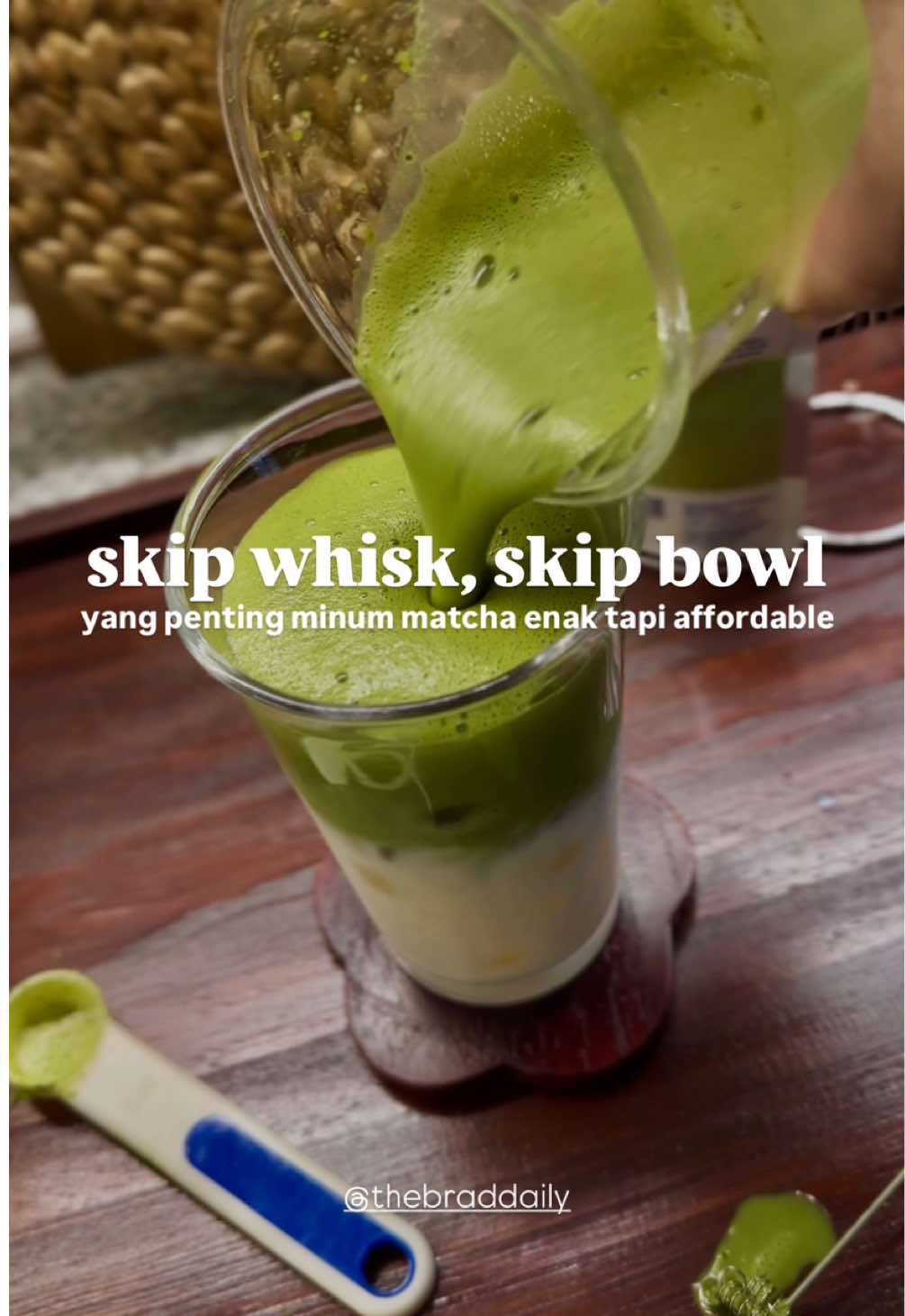 this matcha latte affordable n low budget, siapa aja bisa bikin 😉  #matcha #matchalatte #hays #matchapowder #fyp #fypシ #satukontentiaphari #30harireviewproduk 