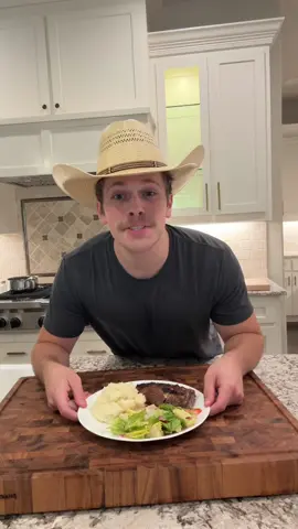 First steak dinner in the new crib! #christian #fyp #foryou #trending 