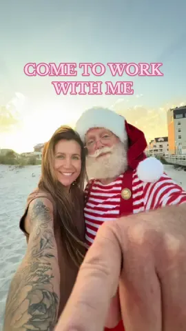 I have the best job with the best clients ❤️🤍 #xmasinjuly #cometoworkwithme #dayinmylife #santaphotos #beachphotos #santaonthebeach #photographer #njphotographer 