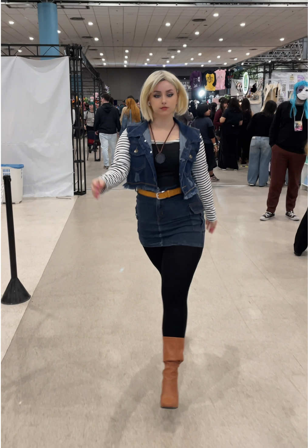 Android 18: A Kuririn:  #fyp #cosplay 