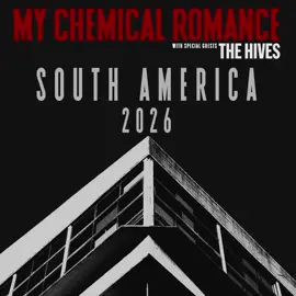 Come to (insert Latin American nation) you say? Don’t mind if we do! Coming back with My Chemical Romance to play for like, the MOST people. Helmets and seatbelts on. Ticket info at thehives.com