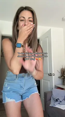 To the girl on my FYP who said these shorts were the one… you were RIGHT. I get why they went viral — stretchy, flattering, and comfy enough for all-day wear. Oh and my booty’s never looked better. You need them. #tiktokmademebuyit #viralshorts #highwaistedshorts #bootyflattering #TikTokShopFashion #denimshorts #stretchshorts #curvygirlapproved #summerfitcheck #tiktokshopmusthaves #t#tiktokshopcreatorpickst#tiktokshopmemorialdays#springtok#h#homespringglowupt#tiktokshopunboxing#s#spotlightfindsi#ifyouknowyouknowt#tiktokshopsummerturnupd#dealsforyoudayst#treasurefindss#summervibest#tiktokshopcreatorpicks  