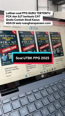 Latihan soal UTBK PPG GURU TERTENTU 2025 dan Studi kasus. #guru #ukpppg #ppggurutertentu #sjt #gurutiktok 