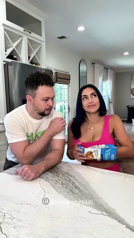 No way THAT just happened!😂😂 #funny #couples #couplescomedy #glamwithnikki #nikkiandseb #husbandwife #couplehumor #couplesfunny #trendingcouples #couplevideos 