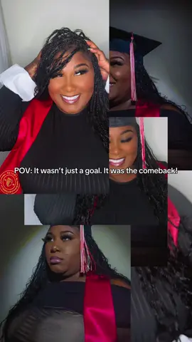 Some goals are quiet… until they make noise. 🎓💥# #G#GraduationTikTokP#POVC#ComebackStoryB#BlackGirlGradD#DegreeSecuredS#SoftLifeEraC#ClassOf2025GlowUp