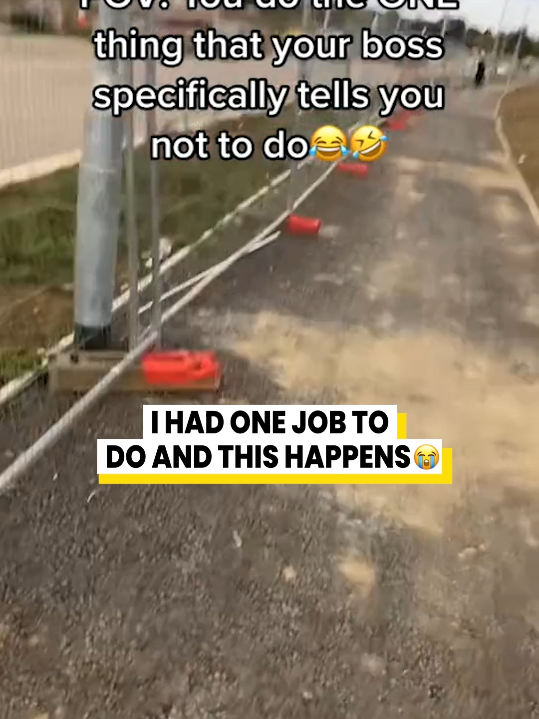Why me 🤣 @barryisdossing #funnytiktok #tradiesoftiktok #tradietok #apprentices #gonewrong  I had one job to do and this happens