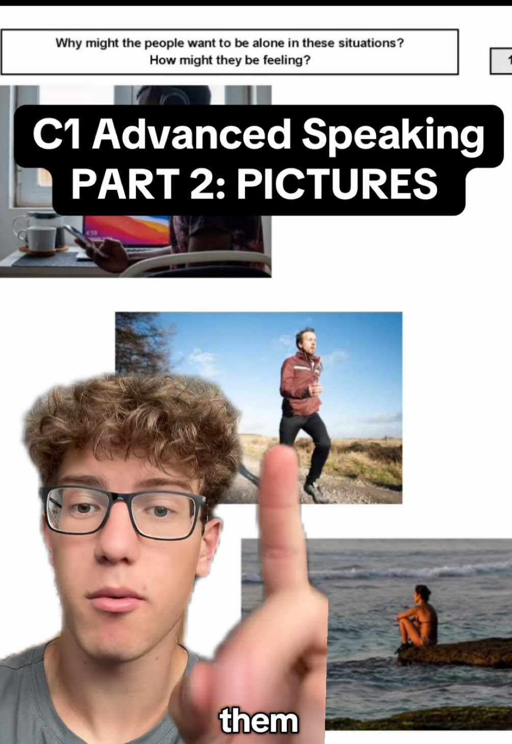 HOW TO DESCRIBE PICTURES IN C1 ADVANCED SPEAKING 🚀 You’ll have to compare two pictures, answer two questions, and speak for about a minute. Sounds scary? It doesn’t have to be. Here’s the structure that works: ✅ Say which two pictures you’re choosing. ✅ Describe what you see — briefly. ✅ Compare: what’s similar and what’s different? ✅ Answer the two questions. Use linking words, stay calm, and don’t try to describe every detail. Focus on ideas, not perfection. Want to practise with my support, feedback, and strategy? The Cambridge Confidence Program is built for this. 🔗 Check the link in bio and let’s pass C1 together! #cambridgeexams #cambridgeenglish #englishexam #c1advanced #cae #englishspeaking #speakingtips 