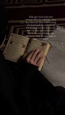 She asks Allah to have him forever in this dunya and after death and to unite them when the time is right, as her heart only writen for him.