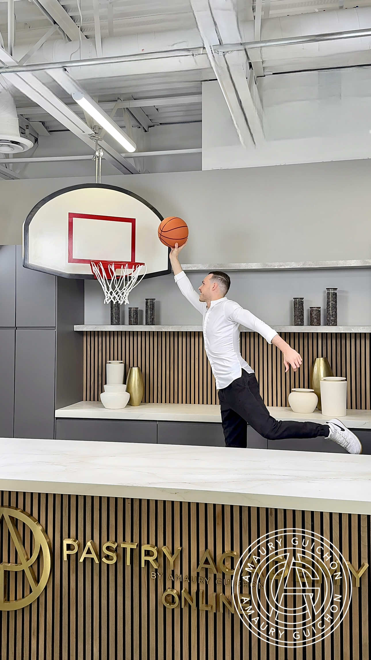 Chocolate Basketball! 🏀 Nothing but net… and chocolate! #amauryguichon #chocolate #basketball #playoffs 