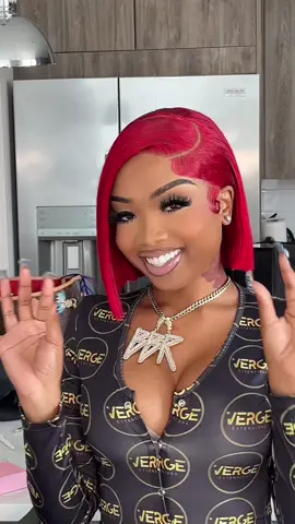 Watch me do this super fire soft glam on @The Queen Leora 🐐  Dont forget to grab my $5 makeup tutorials ✨ Bob Wig from @VergeExtensions  #fyp #explore #foryou #queenleora 
