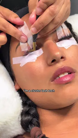 The one and only glue & lashes I use >>> linked in bio 🔗 #clusterlashes #lashes #diylashextensions #clusters #beauty #lashglue 