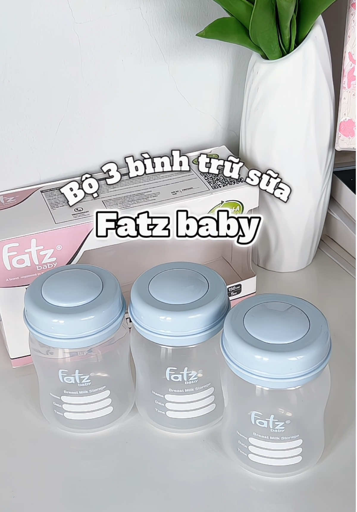 Bộ 3 bình trữ sữa Fatz baby #unboxing #review #binhtruasuafatz #binhtrusuachobe 