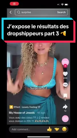 J'expose les resultats des dropshippeurs partie 3 🤫 . #dropshipping #entrepreneurs #businesstiktok #argent #ecommerce #marketing