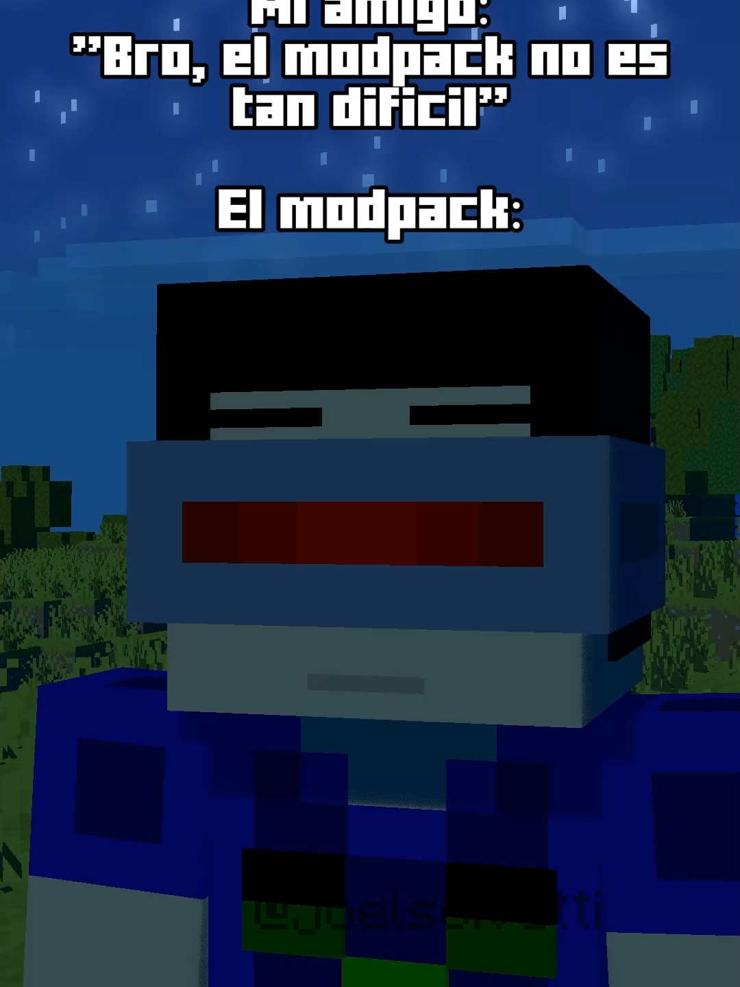 Re dificil el modpack XD #joelscivetti #humor #Minecraft #mineimator #minecraftanimation #animation #animacion #minecraftmemes #paratí #foryoupagе #fyp #gaming