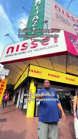 você precisa testar esse novo robô aspirador aqui na loja Nissei, no Paraguai 🇵🇾  #ComprasNoParaguai #LojaNissei 