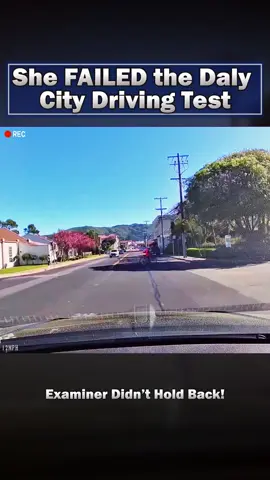 She FAILED the Daly City Driving Test – Examiner Didn’t Hold Back! #dmv #dmvtest #dmvpracticetest #drivingtest #LearnOnTikTok #dmvpermittest #driverspermit #drivingpermit #drivinglessons #driverslicense #test #driving #fyp #usa