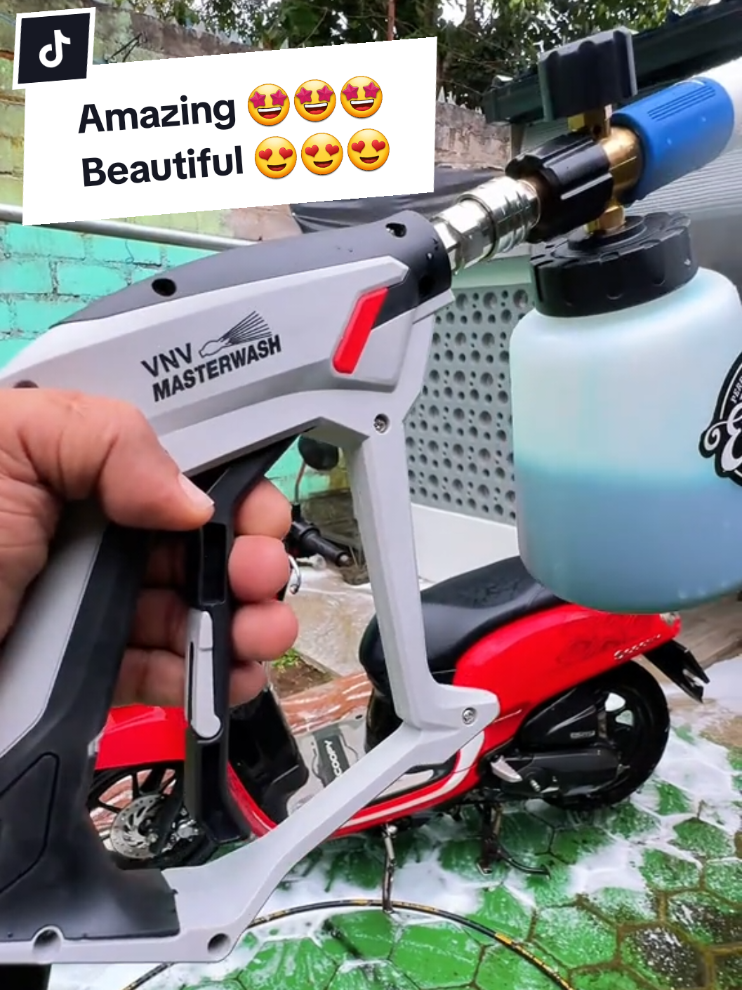 Spray Gun Terkeren 🤩🤩🤩 #jetcleaner #snowfoam #spraygun #mesincucimotor #mesincucimobil #pressurewashing #jetsteam #pressurewasher @ARPROJECT-13 