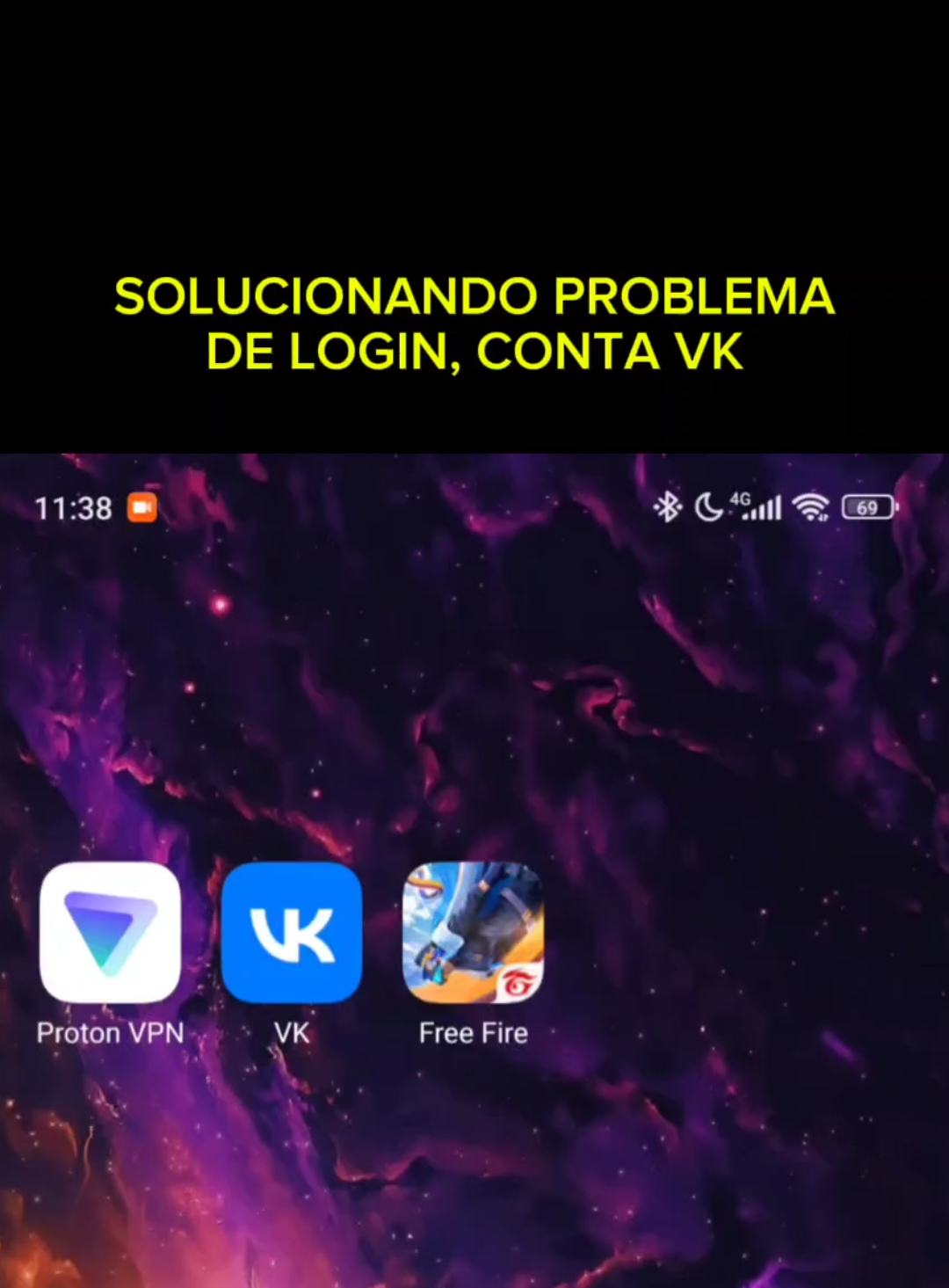 solucionando problema de login FF VK login infinito, sem acesso a conta #CapCut #freefire #garenafreefire #vk #foryou #garena #ffgarena 