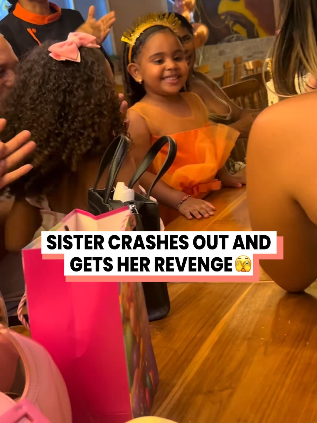 What are sister's for 🤷🏻‍♀️😅 #sisters #sister #sis #sistergoals #siblingcheck #birthday #siblingrivalry #crashout #revenge #funnykid @Linavargas 