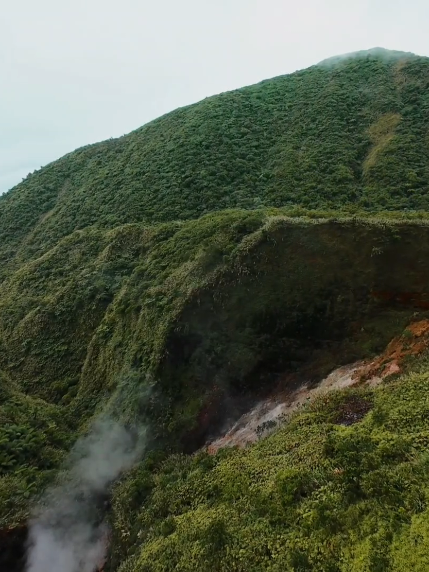 Aerial shots of the majestic Sulfatara Peak in Ormoc City, Leyte ✨️ #droneshot #dji #djiavata2 #wanderandwonder #ormoccity 