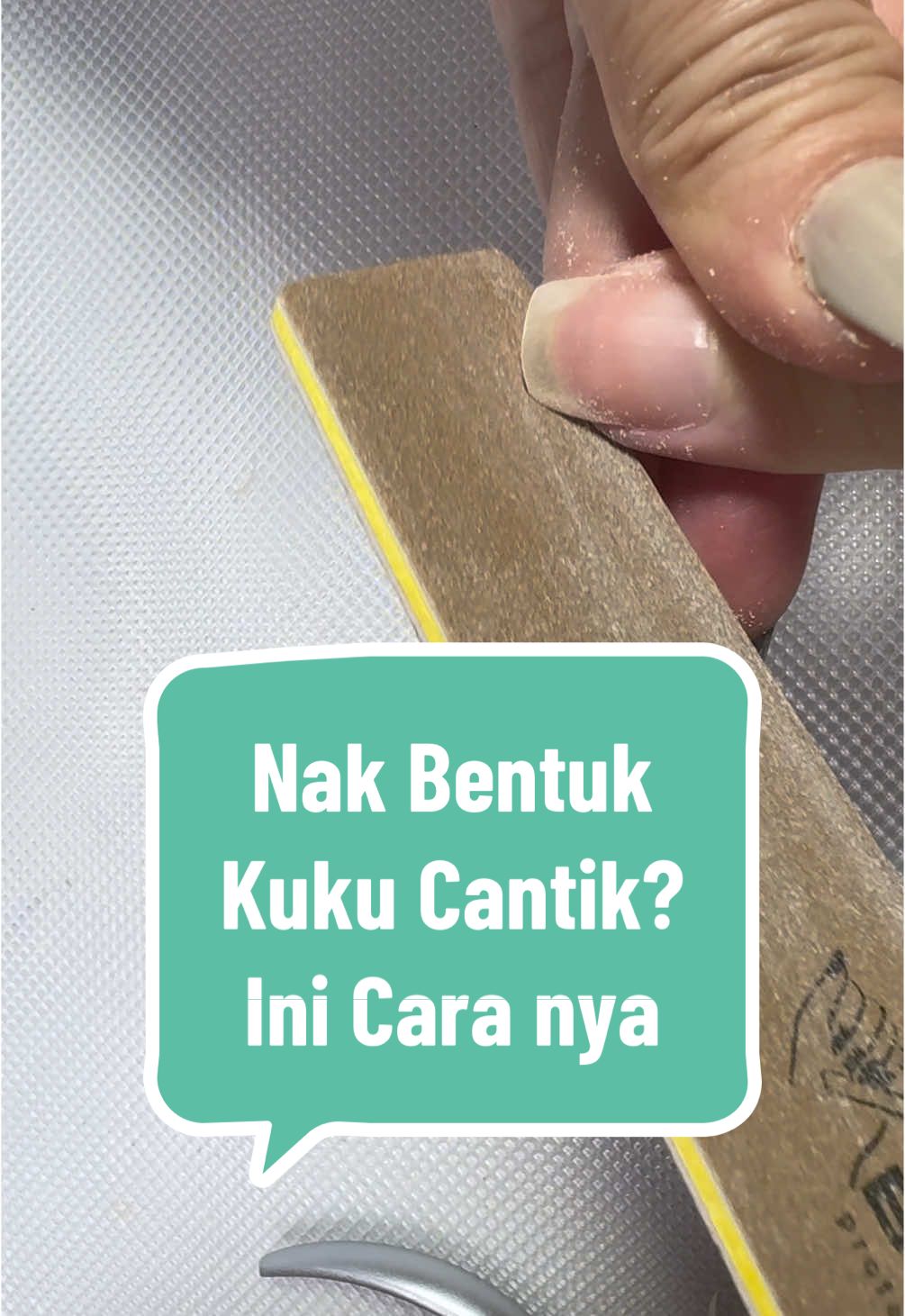 Kuku jadi cantik, cuma tukar cara shaping je! #Lemon8 #nail #nails #nailart #skin 