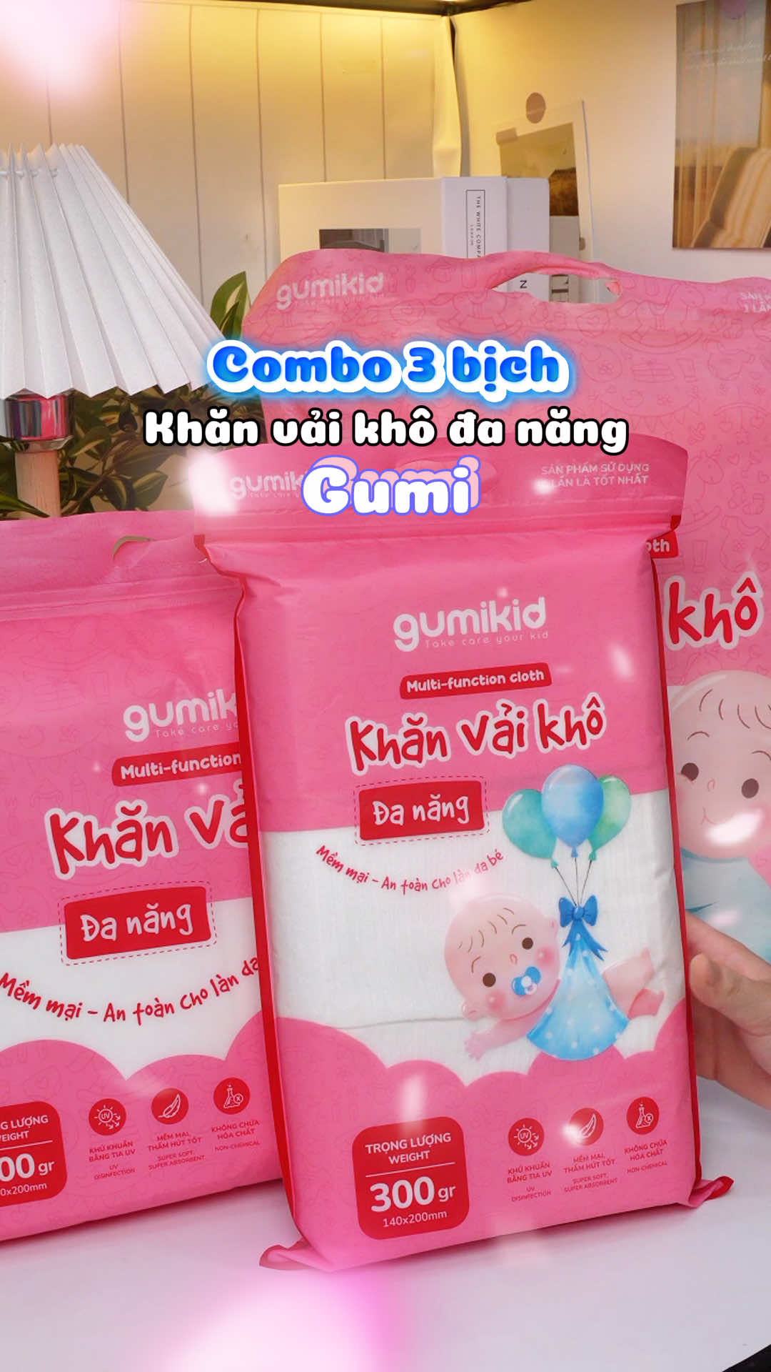 Khăn vải khô đa năng gumi siêu xịn#khanvaikhodanang #gumi #gumivn #fvp 