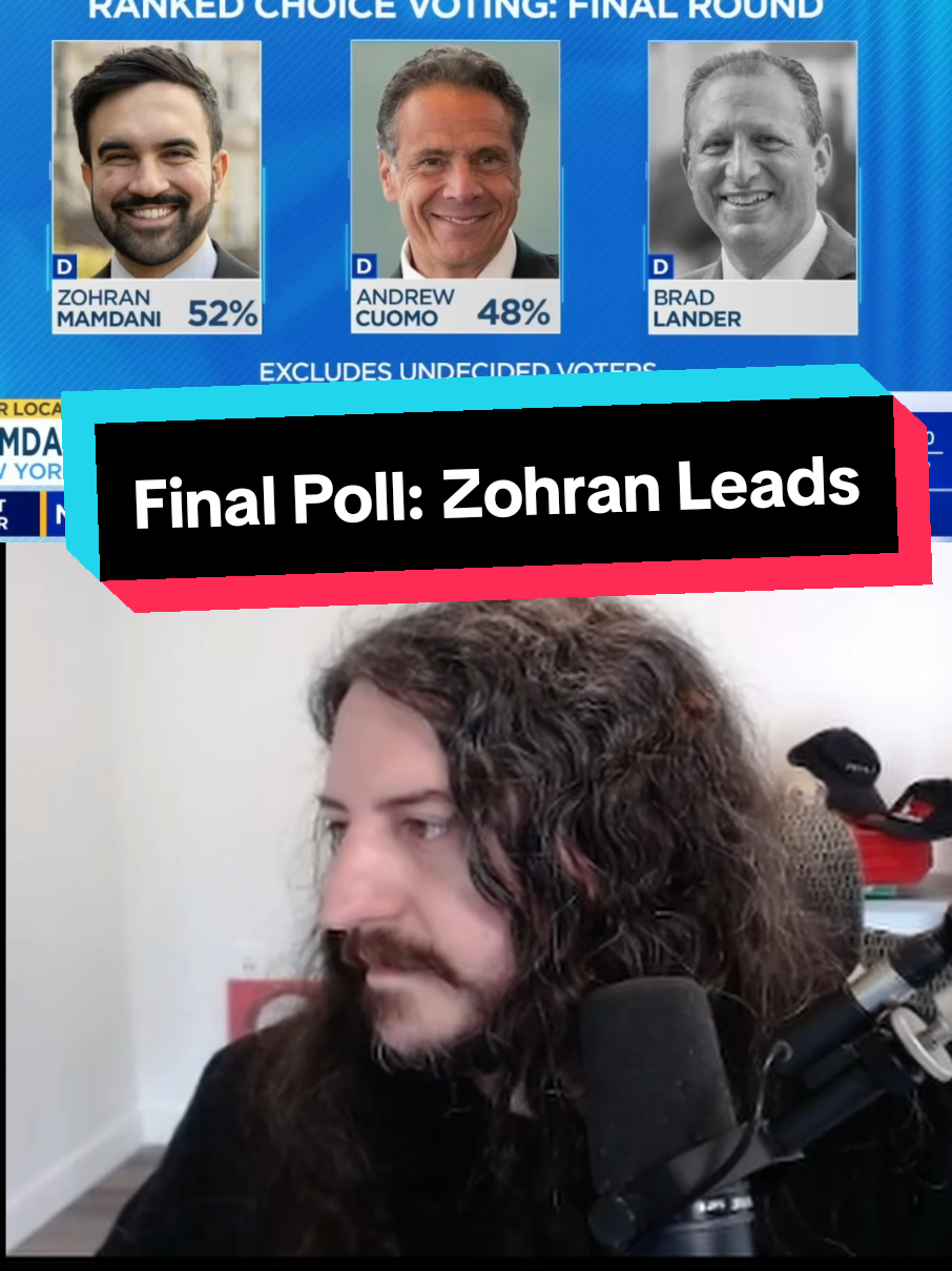 Final Poll: Zohran Leads. In final poll before New York primary election June 24th, Zohran Mamdani leads. with #MikeFromPA #news #politics #USPolitics #Zohran #ZohranMamdani #NYC #NYCMayor #Central_Committee