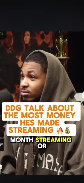 DDG TALKS ABOUY THE MOST MONEY HES MADE STREAMING 🔥 #ddg #clips #money #streaming #interview 