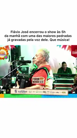 Tá entregue, #flaviojoseoficial! Pediu uma cobertura e teve uma cobertura haha Alagoinhas-BA