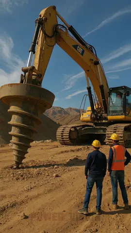 How I made this video👇 My videos with insane machinery get millions of views — and here’s the exact prompt I used: 👉 A realistic animation of a large yellow excavator with a giant drill attachment. The drill starts spinning rapidly in place above the ground, then lowers and begins to bore a hole into the dry, dusty earth. The scene is filmed handheld, with realistic phone-like camera shake. Dust and small rocks scatter as the drill penetrates the..... And if you want to learn how to create videos like this — hit the link in my bio and grab my guide! 💥📲