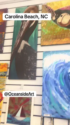 The cutest little boutique in Carolina Beach, NC. #supportsmallbusiness #boutique #carolinabeach #kurebeach #wilmingtonnc #beachtown #beachvacation #shopsmall #local #localartist #art #artist #Vlog #travel #northcarolina #owlsomekinders @Oceanside Art 