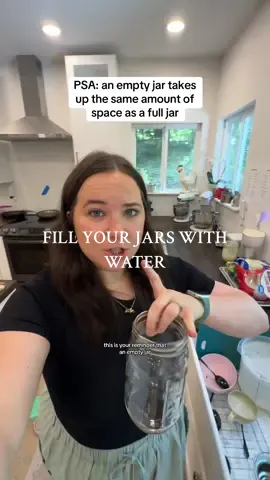 Ignore the messy kitchen😅 #canning #jars #emergency #emergencypreparedness #water #homesteading #prepping 