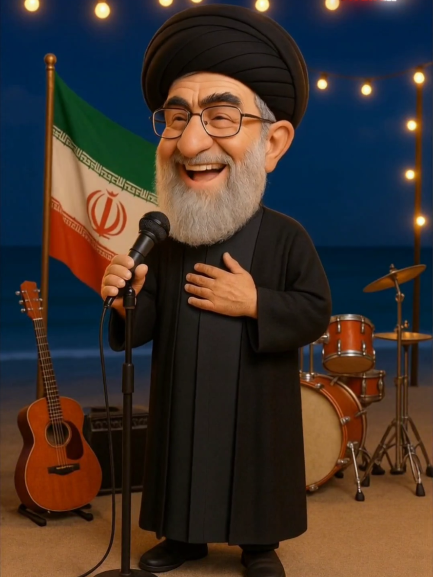حفلة #إيران 🇮🇷 علي شاطئ البحر الجزء الثاني بالنسخة الكوميدية 🇺🇸😂🇮🇱 #veo3 #ذكاء_اصطناعي #امريكا🇺🇸 #إسرائيل #ترامب 