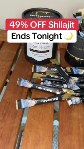 Shilajit is back on sale get it today! #supplements #shilajit 