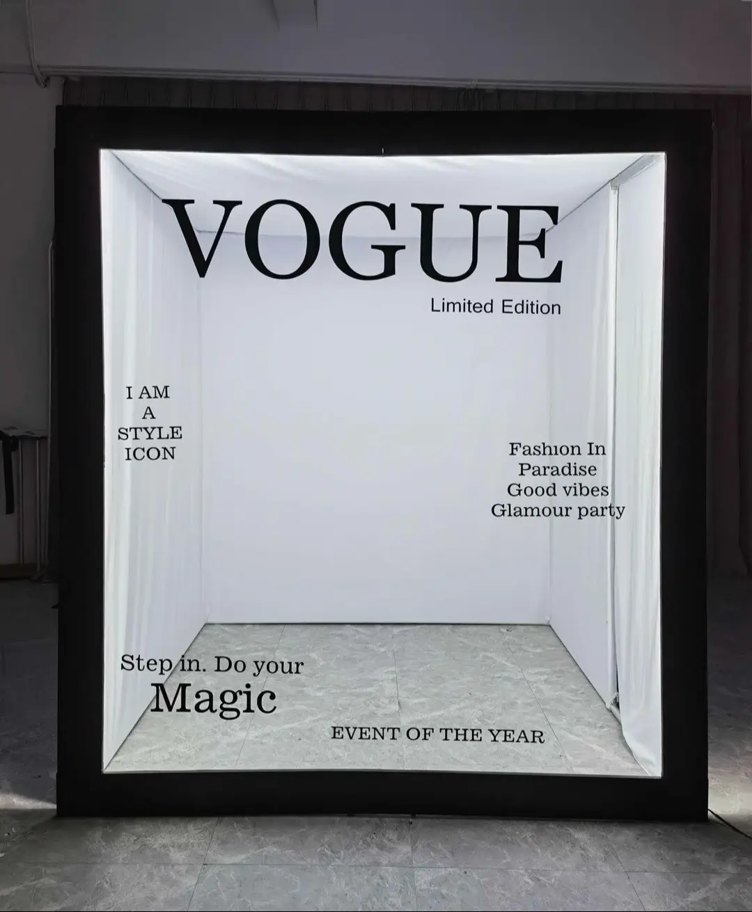Make your event unforgettable with our life-size Magazine Booth — now available for bookings! Link in bio 