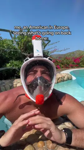 The mask will come in handy for WW3 👀 #america #europe #eurosummer #italy #ww3 