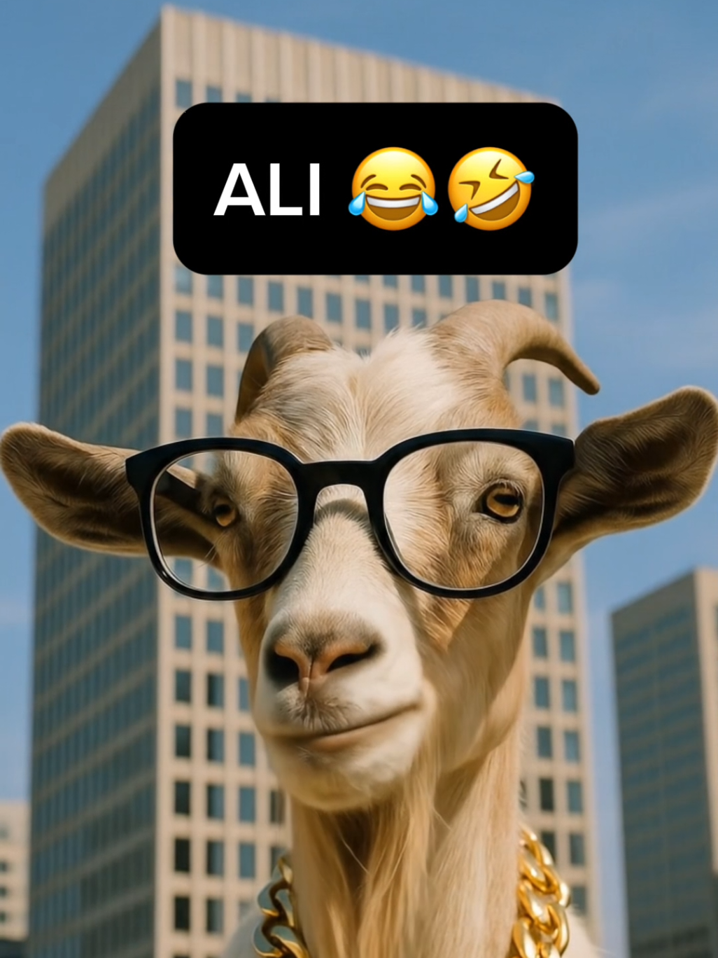 Goat saying funny name of Ali | #viralvideos #ai #goats #names #Ali 