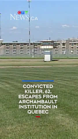 Correctional Service Canada says a convicted killer has escaped from a prison in Quebec’s Laurentians region. Staff discovered Richard Plourde was missing from his minimum security unit at about 11 p.m. Sunday. The 62-year-old was serving a life sentence for second-degree murder at Archambault Institution. He has a fair complexion, brown eyes and grey hair. He also has a tattoo of a skull bone and a hand on his right shoulder, a rose on his abdomen and the letters R.P. on his right arm. The federal agency says it has contacted Quebec provincial police who have issued a warrant for Plourde’s arrest. #ctvnews #news #quebec