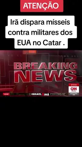 #irã  disp@ra mísseiss contra #militares  dos #EUA  no #catar  #cnn 