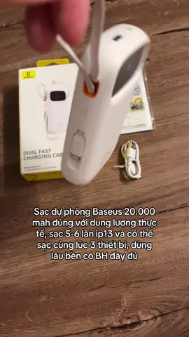 Sạc dự phòng Qpow2 Baseus hàng chính hãng #sacduphong #sacduphong10000mah #sacduphong20000mah #baseus #muataitiktok #tiktokshop #loewe_i #YoupikChallenge #TIKTOK 