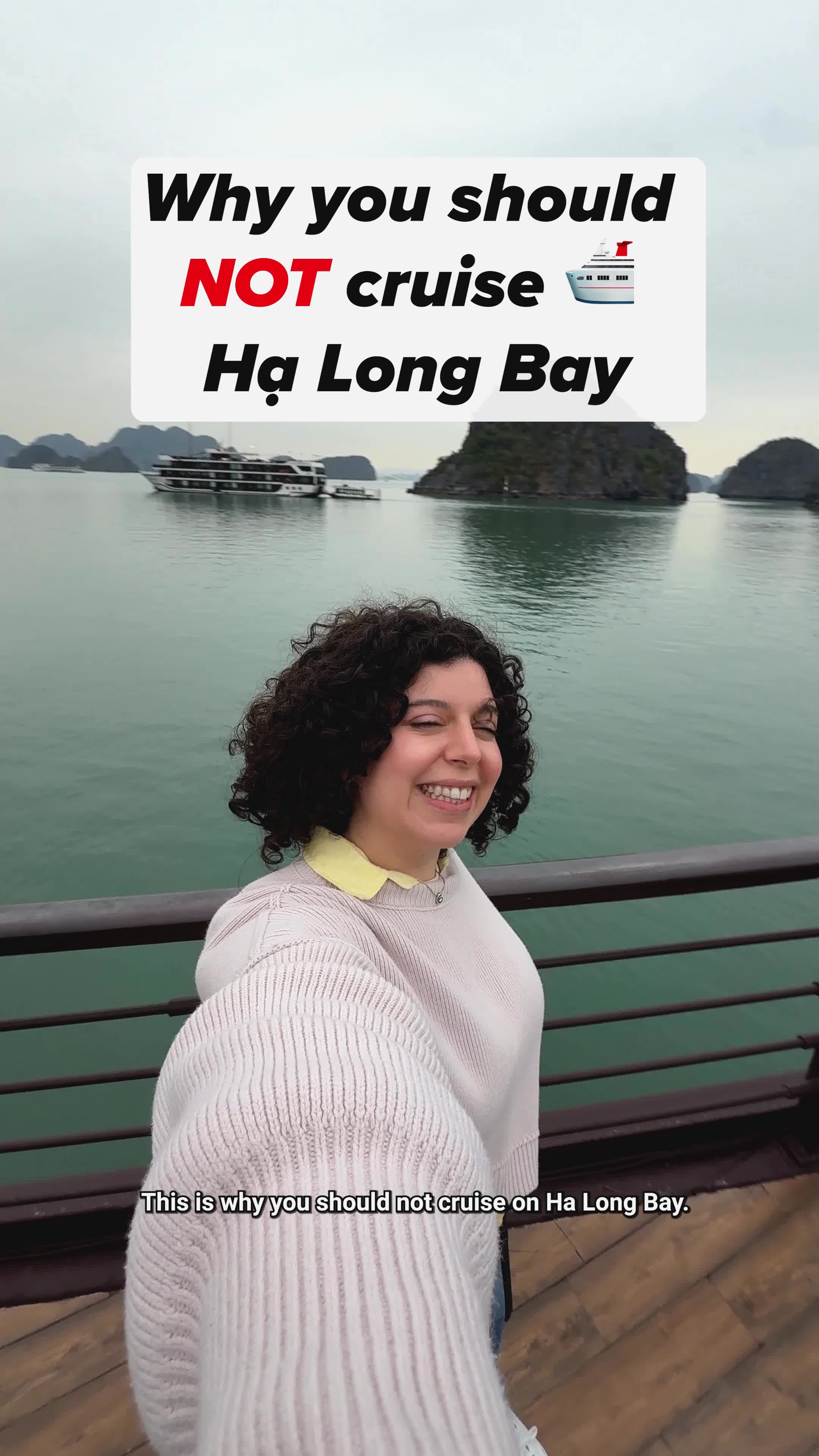 Hạ Long Bay is THE WORST! #halongbay #vietnamtrip #halonogbaycruise