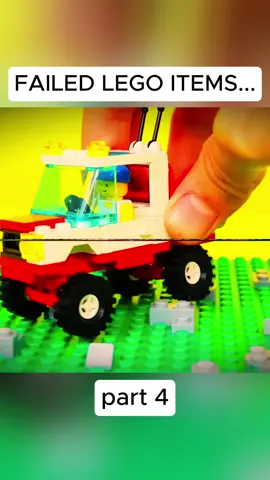 FAILED LEGO ITEMS...