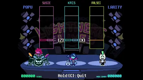deltarune is easy #deltarunechapter3 #deltarune #deltarunechapter4 #guitarhero #throughthefireandflames #ralsei #toby #kris #susie 