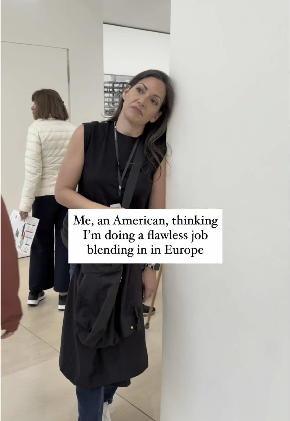 Keeping the American lean live and well  #europe #travelingineurope #europeantrip #americans #funnywomen 
