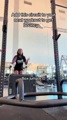 a lil something for the vert #jump #verttraining #hops #circuit #gym #workout #zariaqueen 