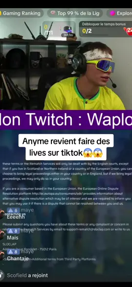 Waploo le sosie d'Anyme🤣🤣 #anyme #live #sosie #drole #marrant #funnytiktok 