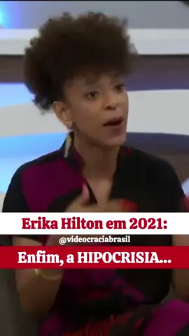Não tem jeito… o discurso não se sustenta por muito tempo… #psol #erikahilton #direitaconservadora #foryoupage #politica 