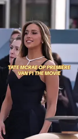 Spotted: Tate McRae komt aan bij de première van F1 The Movie in Londen. #tatemcrae #f1themovie #londen 
