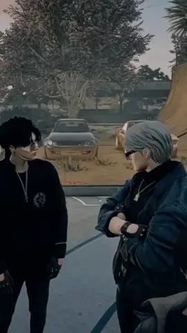 stress gw ganteng bgt gilaaa morgan & lin #harrismorgan #daifukulin #harriscaine #gingitsunegehenna #noirroleplay #fyp #fypage 