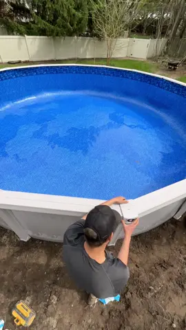 21’ round install! #swim #fun #Summer #fyp #foryou #pool #satisfyingvideo #viral #michigan #poolboys #poolboysss #summerfun #tutorial #summerfun 